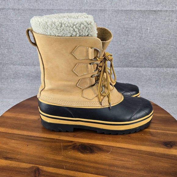 Western Chief Other - Western Chief Mens Tan Black Steel Shank‎ Insulated Winter Snow Duck Boots Sz 10